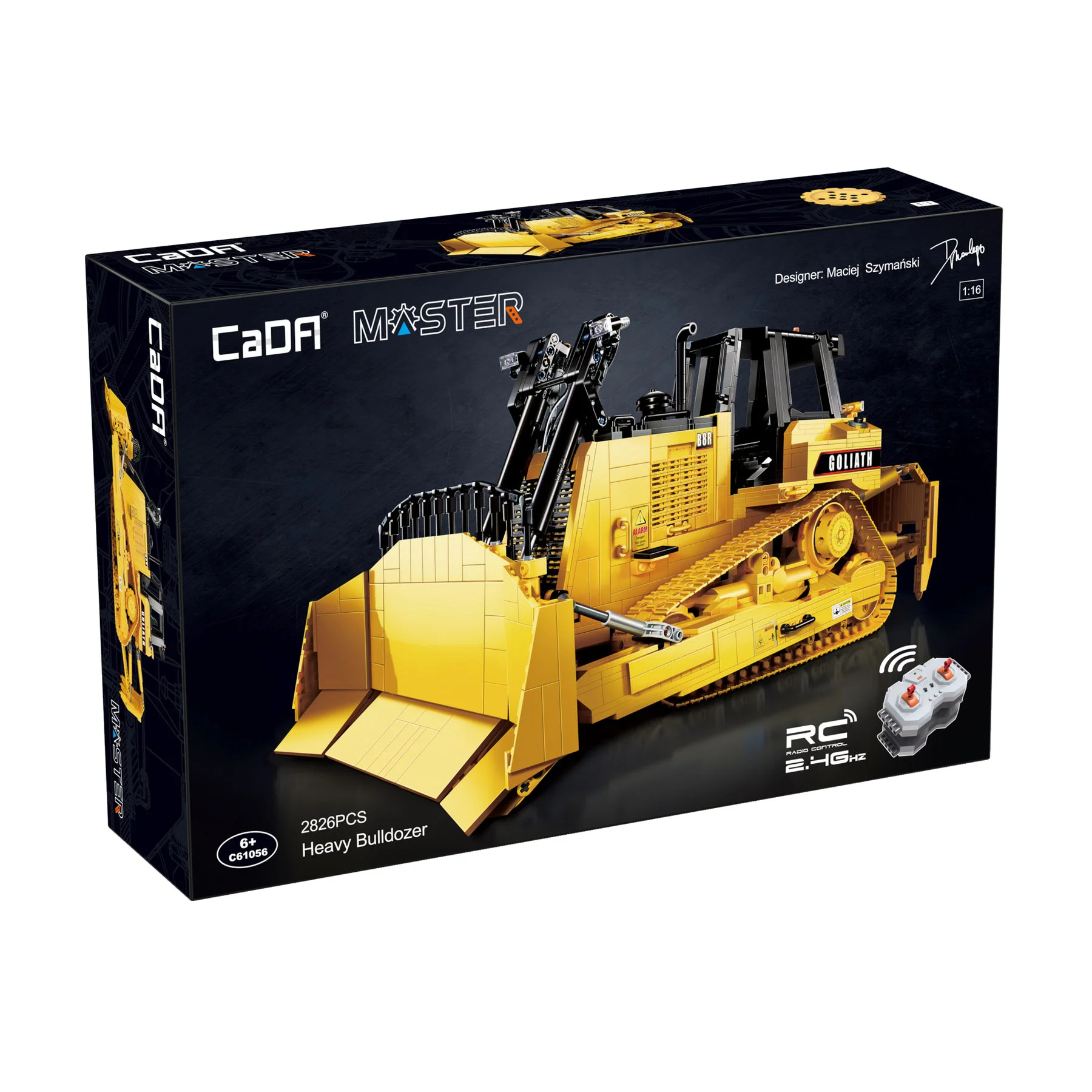 Remotely piloted heavy bulldozer 1:16 咔搭 CaDA/双鹰 DoubleE C61056 image 5