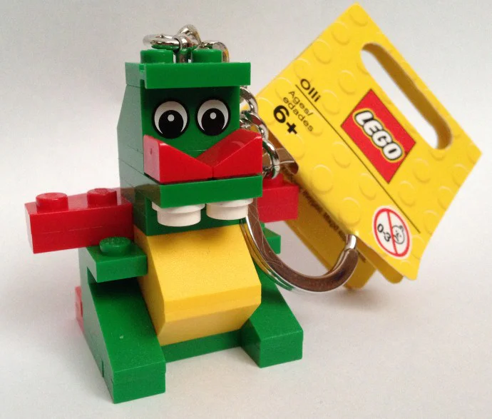 Lego Theme Park Green Dragon Keychain 乐高 LEGO 850978 image 1