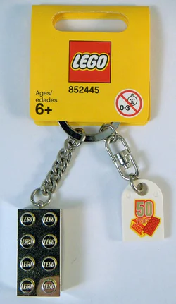 Two Times Four Golden Key Chain Necklace