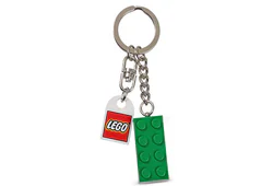 "Green stone keychain, 8 pieces"