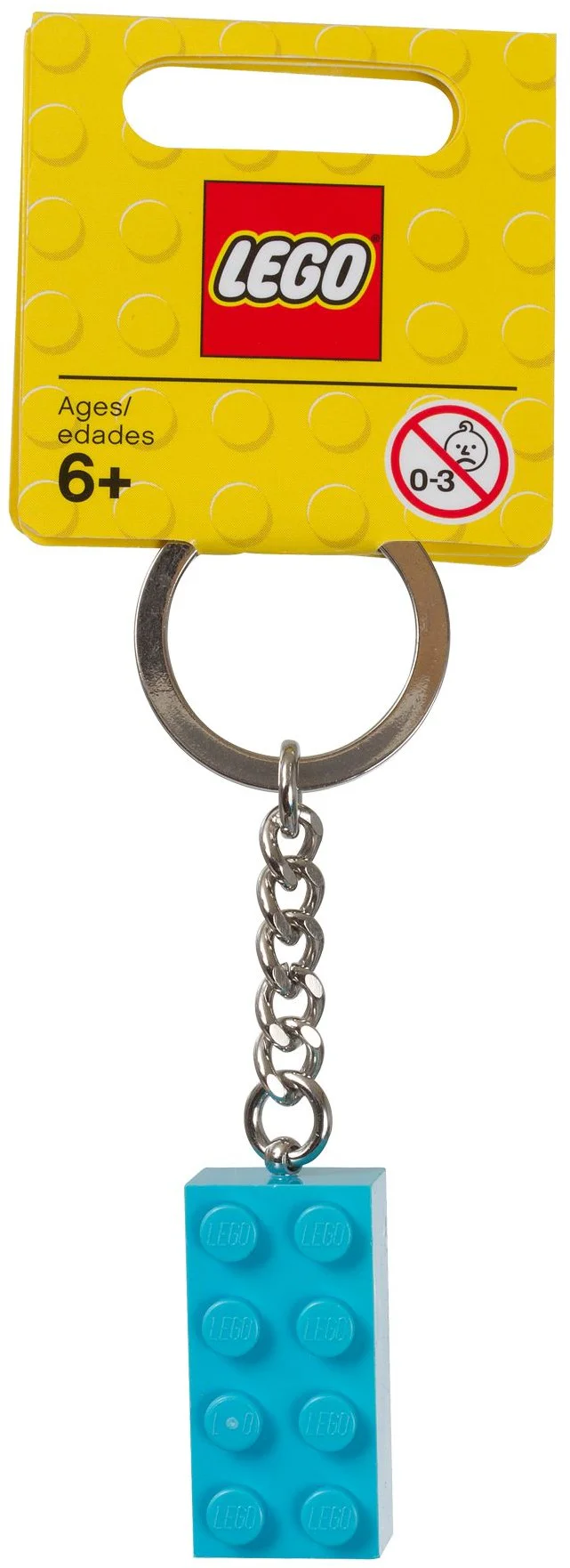 2 x 4 green pine brick key chain 乐高 LEGO 853380 image 1