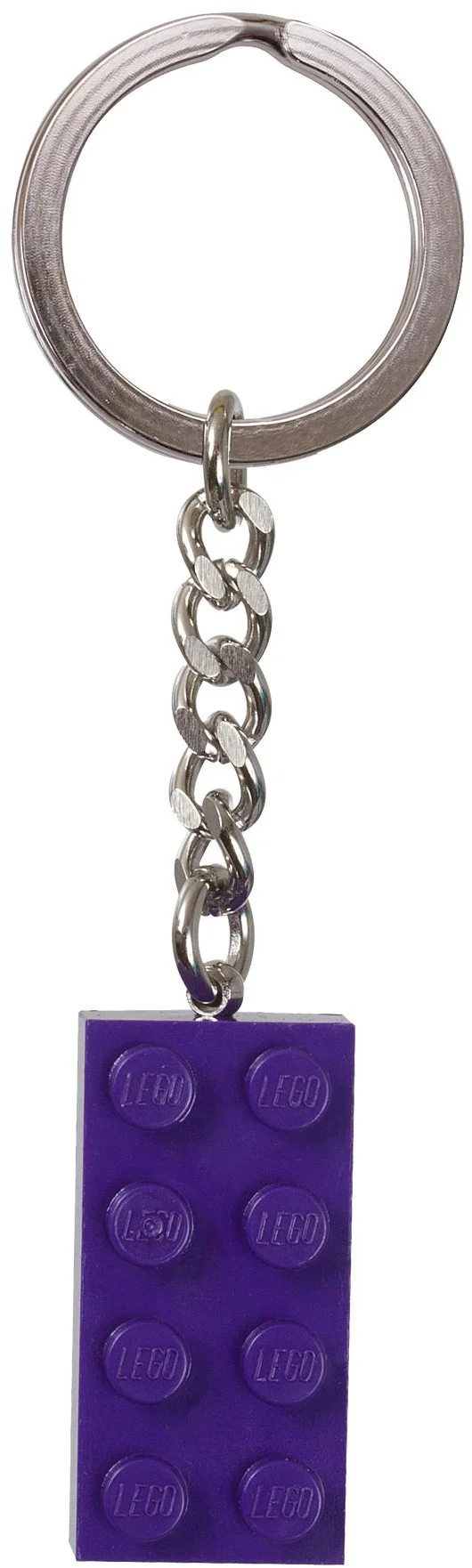 "Two times four Purple colored bricks keychain" 乐高 LEGO 853379