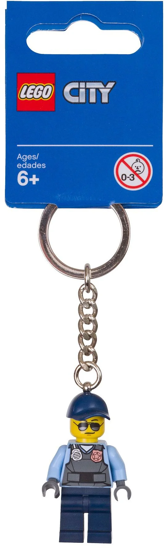 City: Prison Guard Keychain 乐高 LEGO 853568 image 1
