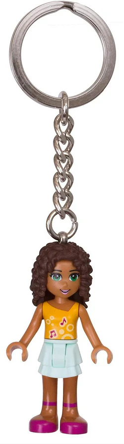 Good friend: Andrea's key chain.