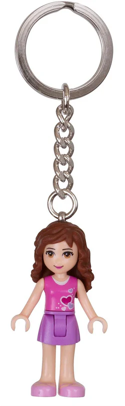 Good friend: Olivia's key chain