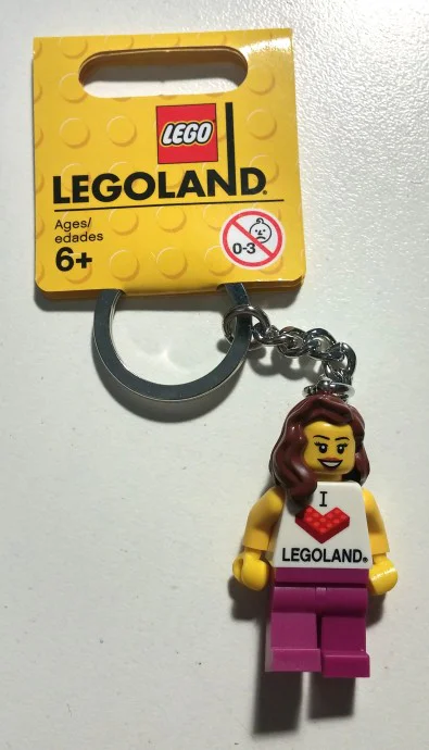 I love LEGOLAND KEYchain, female 乐高 LEGO 851330 image 1