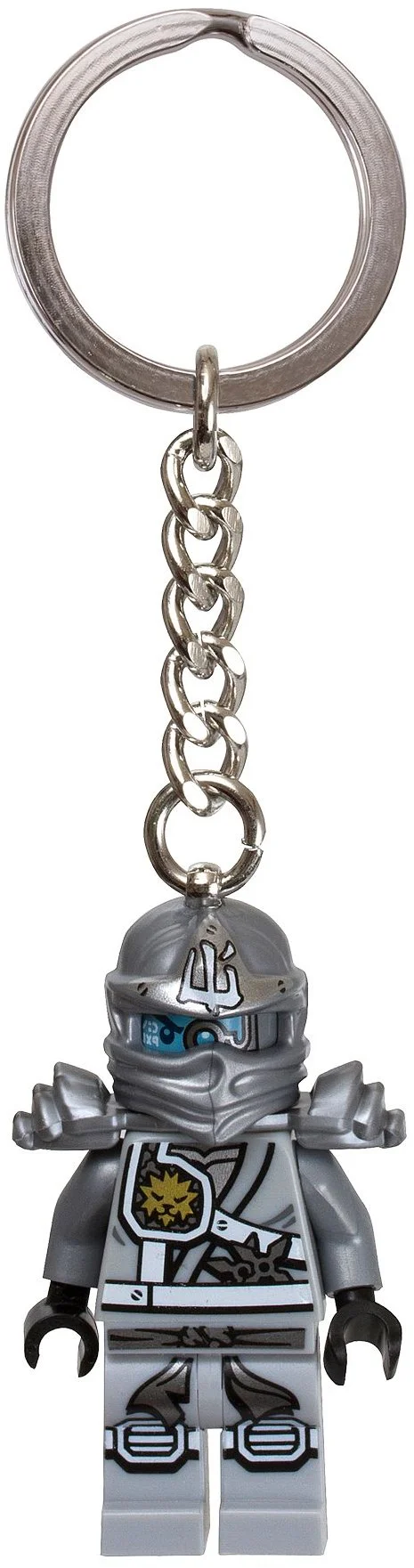 Illusion Ninja: Titanium alloy keychain with chain. 乐高 LEGO 851352