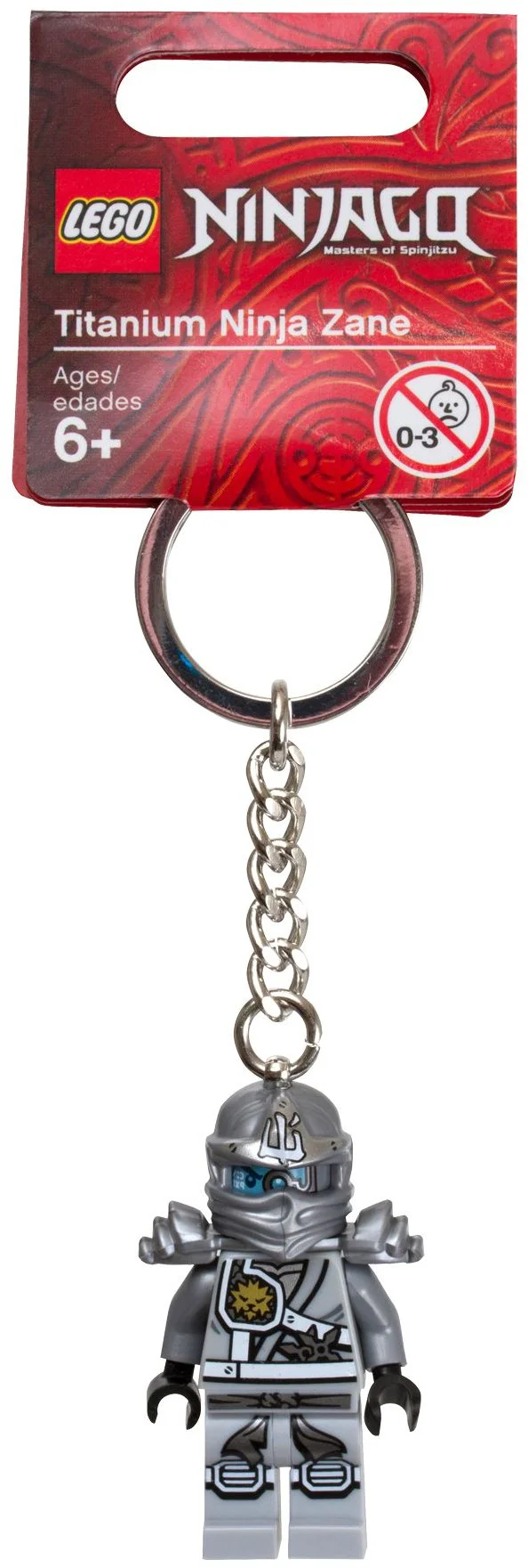Illusion Ninja: Titanium alloy keychain with chain. 乐高 LEGO 851352 image 1