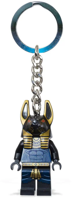 Egyptian Pharaoh's mission: Anubis guarding the key chain