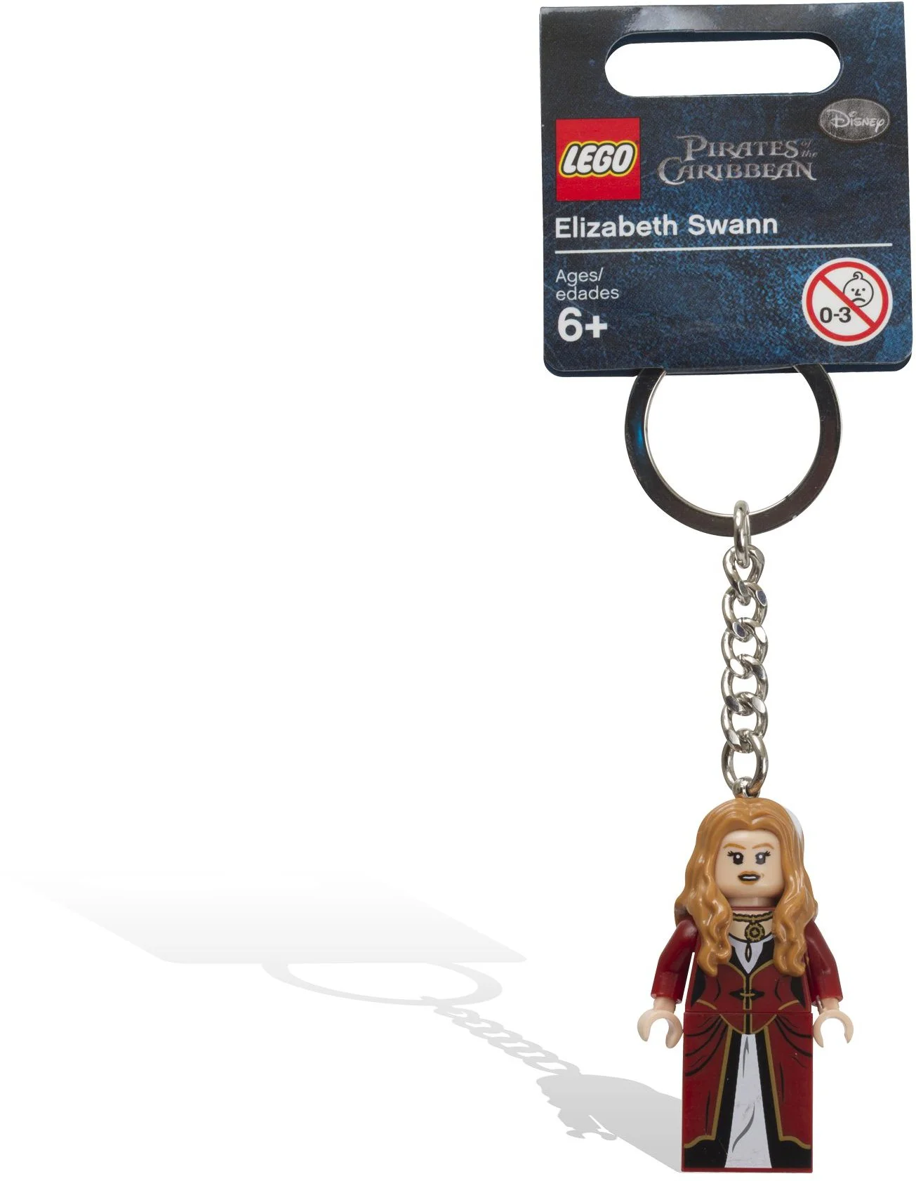 Caribbean Pirates: Elizabeth Swan Key Chain 乐高 LEGO 853188 image 1