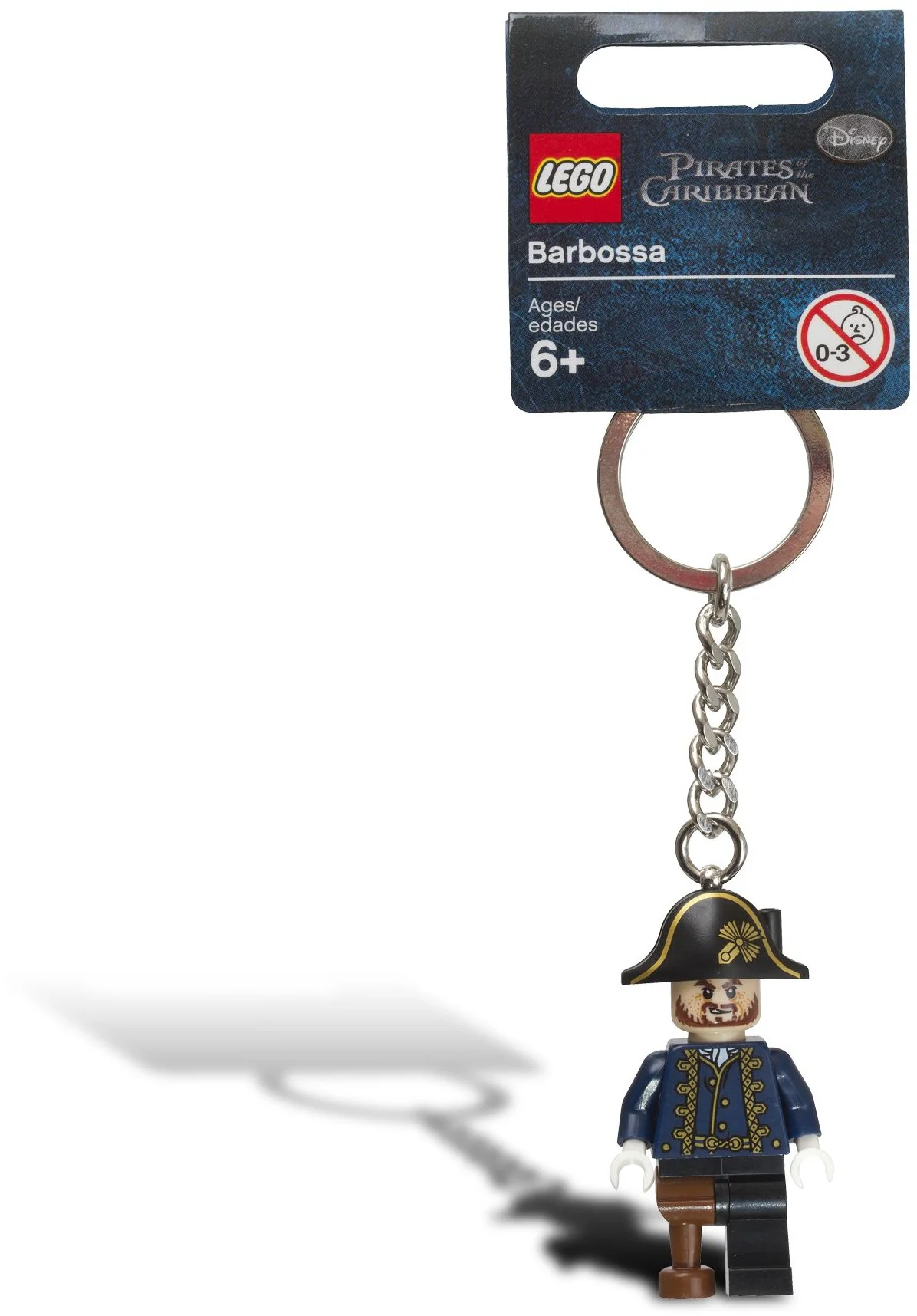Pirates of the Caribbean: Captain Hector Barbossa's Key Chain 乐高 LEGO 853189 image 1