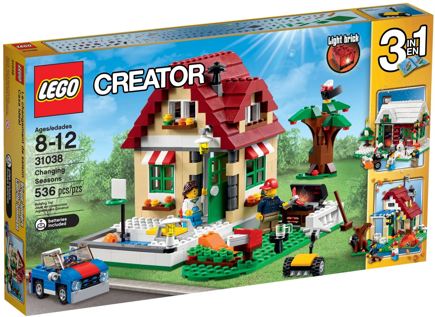 Four seasons to change the cabin 乐高 LEGO 31038 image 1