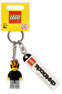 Rock and roll band: human key chain