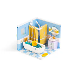 One-bedroom apartment: bubble bath in the bathroom.