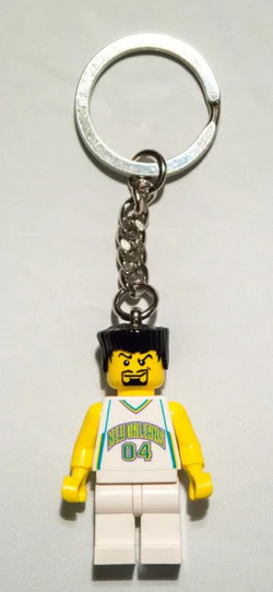 Basketball: New Orleans Pelicans' 4th player keychain