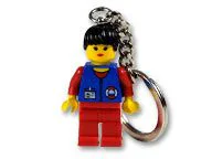 Female lifeguard's keychain