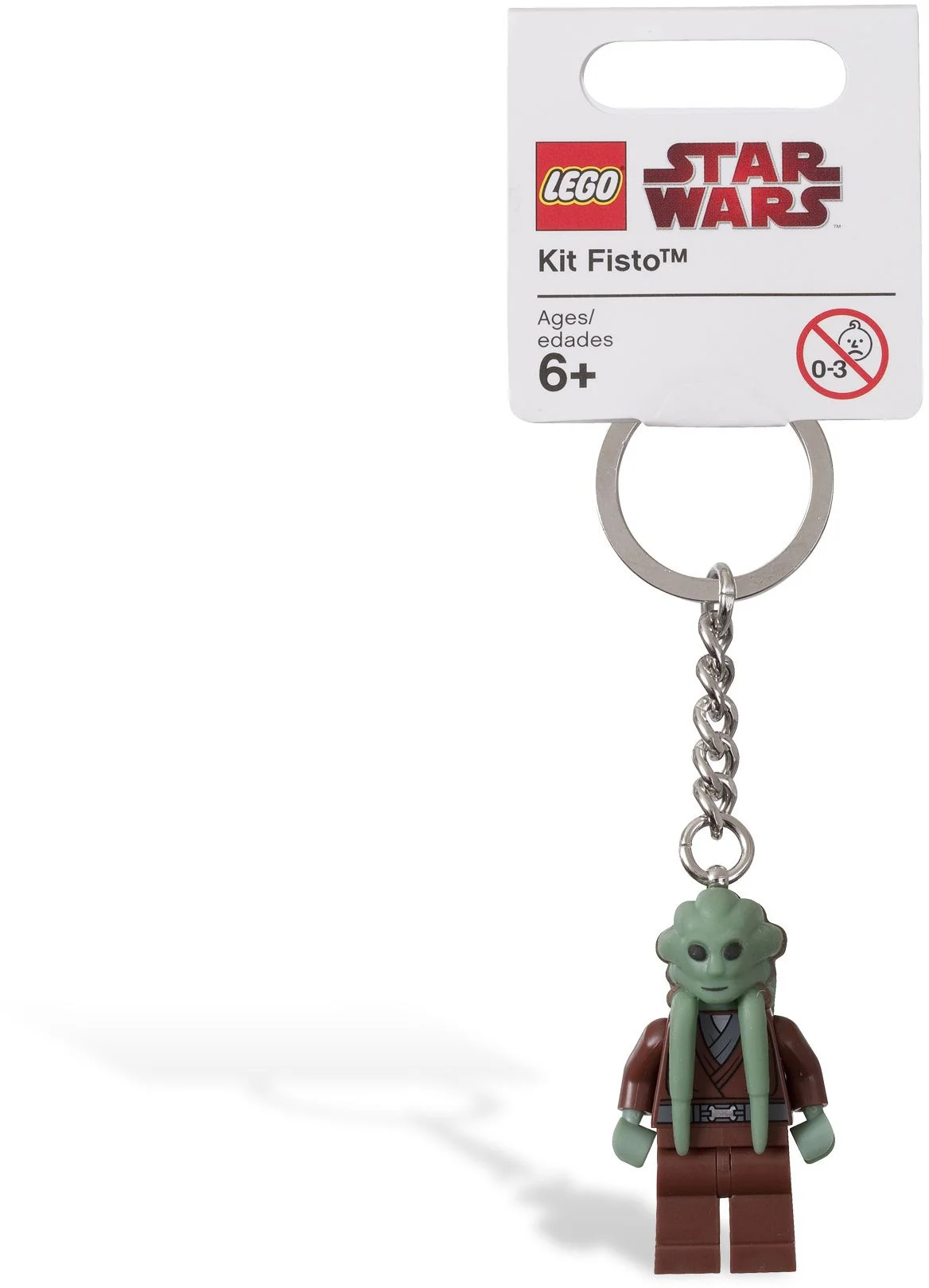 Star Wars: Master Kit Fisto Key Chain 乐高 LEGO 852945 image 1