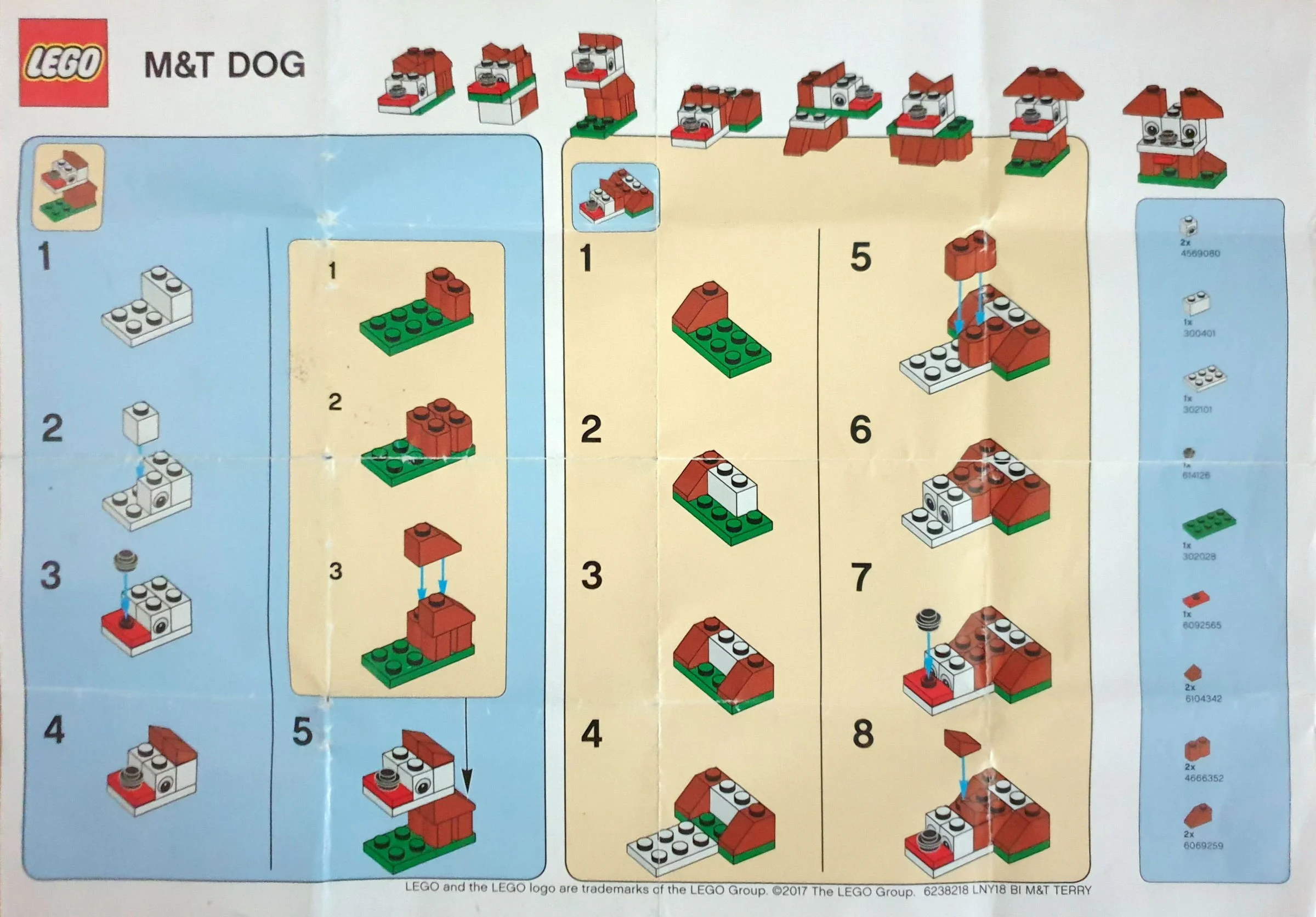 Dog 乐高 LEGO 6238718