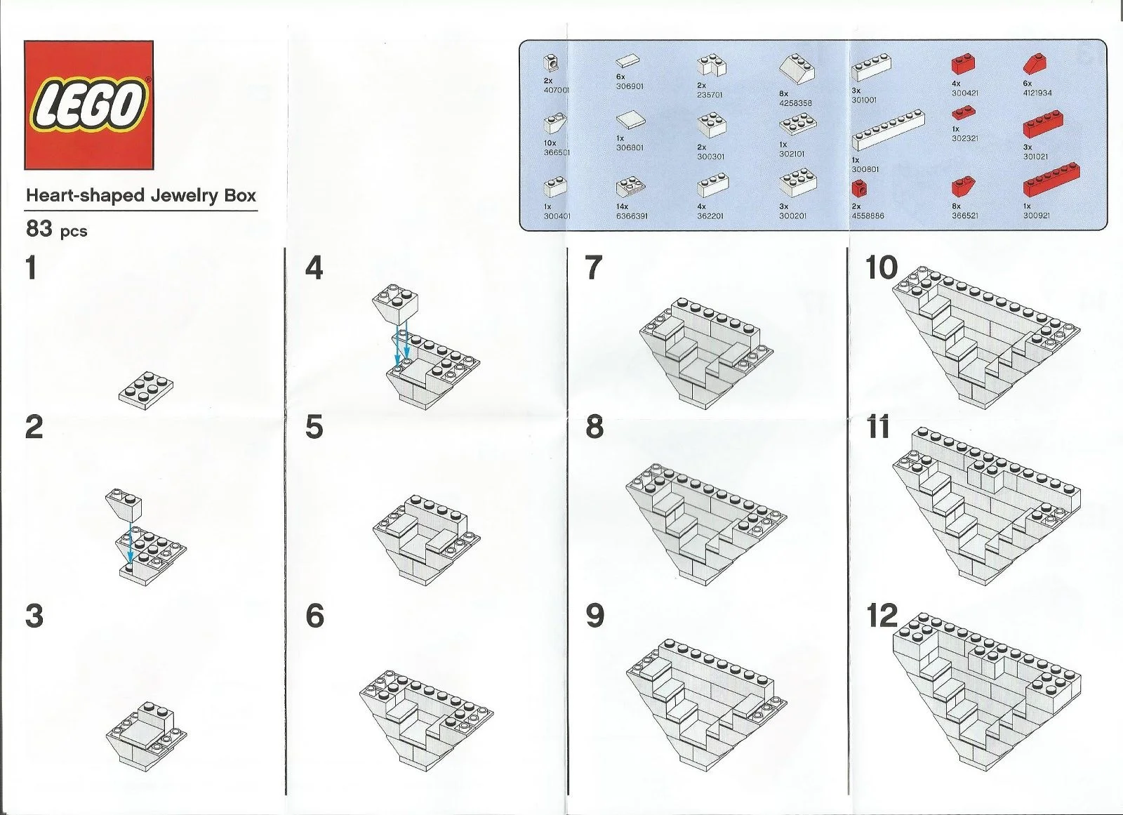Love Charm Jewelry Box 乐高 LEGO 6410992 image 1