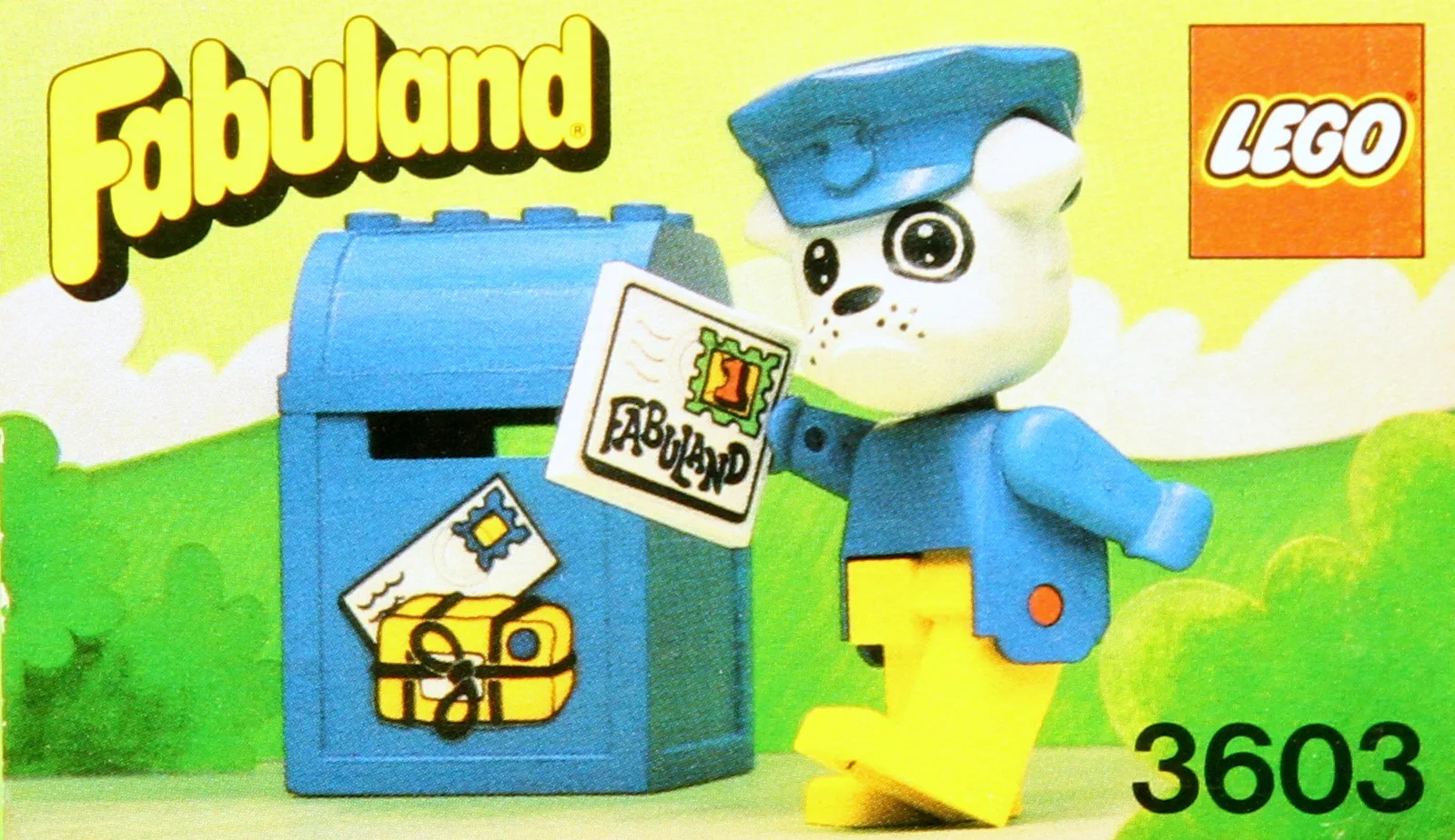 Mailman Boris and a mail dog. 乐高 LEGO 3786 image 2