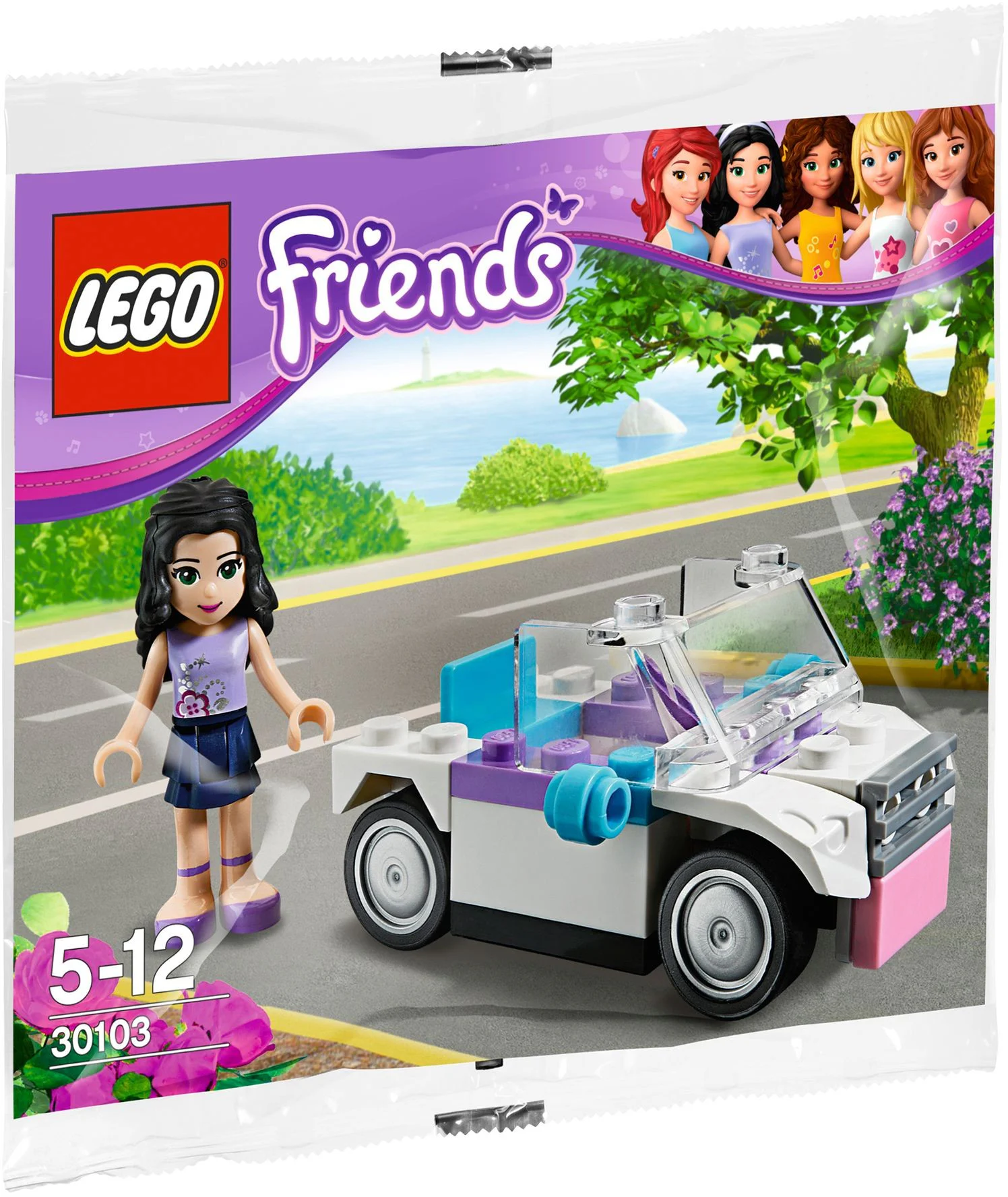 Emma and convertible car 10127 image 2