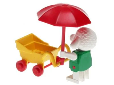 Lisa the lamb pushed the baby car 乐高 LEGO 3602 image 1