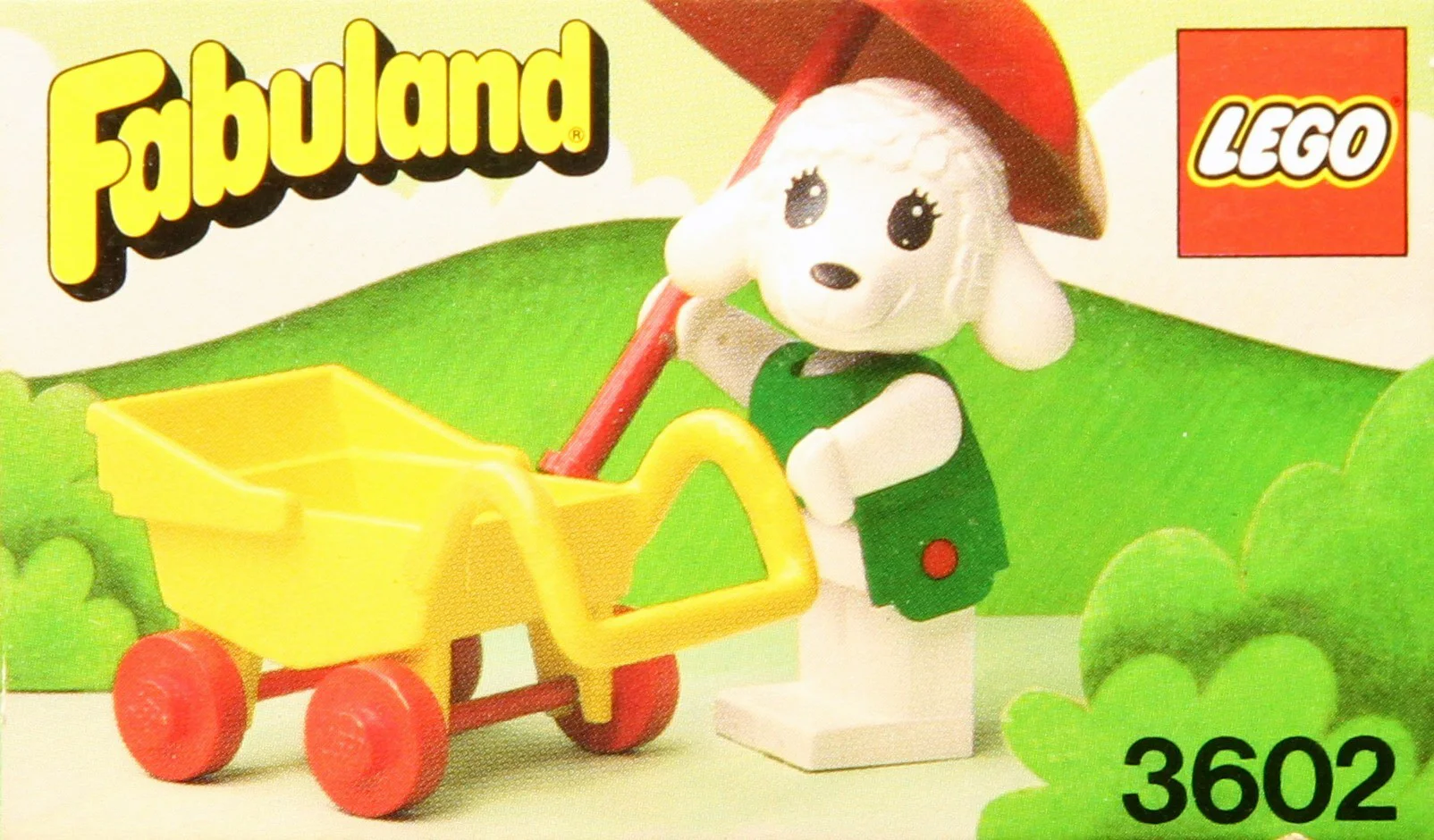 Lisa the lamb pushed the baby car 乐高 LEGO 3602 image 3