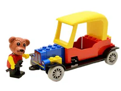Barney Bear and his car