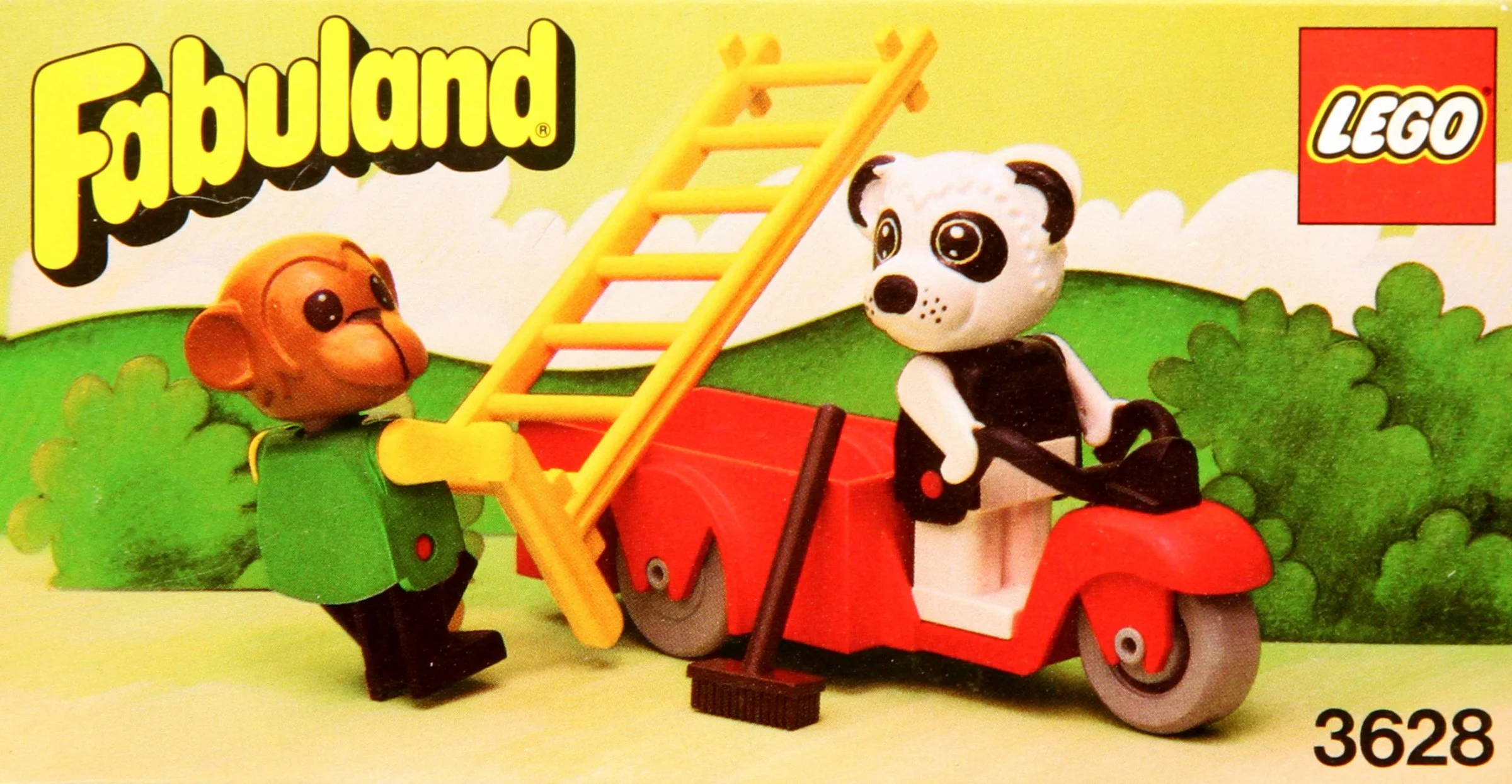 Panda Perry and chimpanzee Chester 乐高 LEGO 3628 image 1