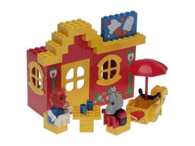 Malley and Cow Clara's ice cream shop 乐高 LEGO 3665 image 3