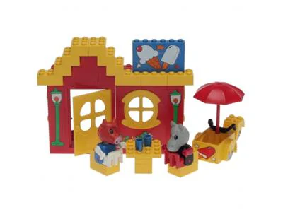 Malley and Cow Clara's ice cream shop 乐高 LEGO 3665 image 4