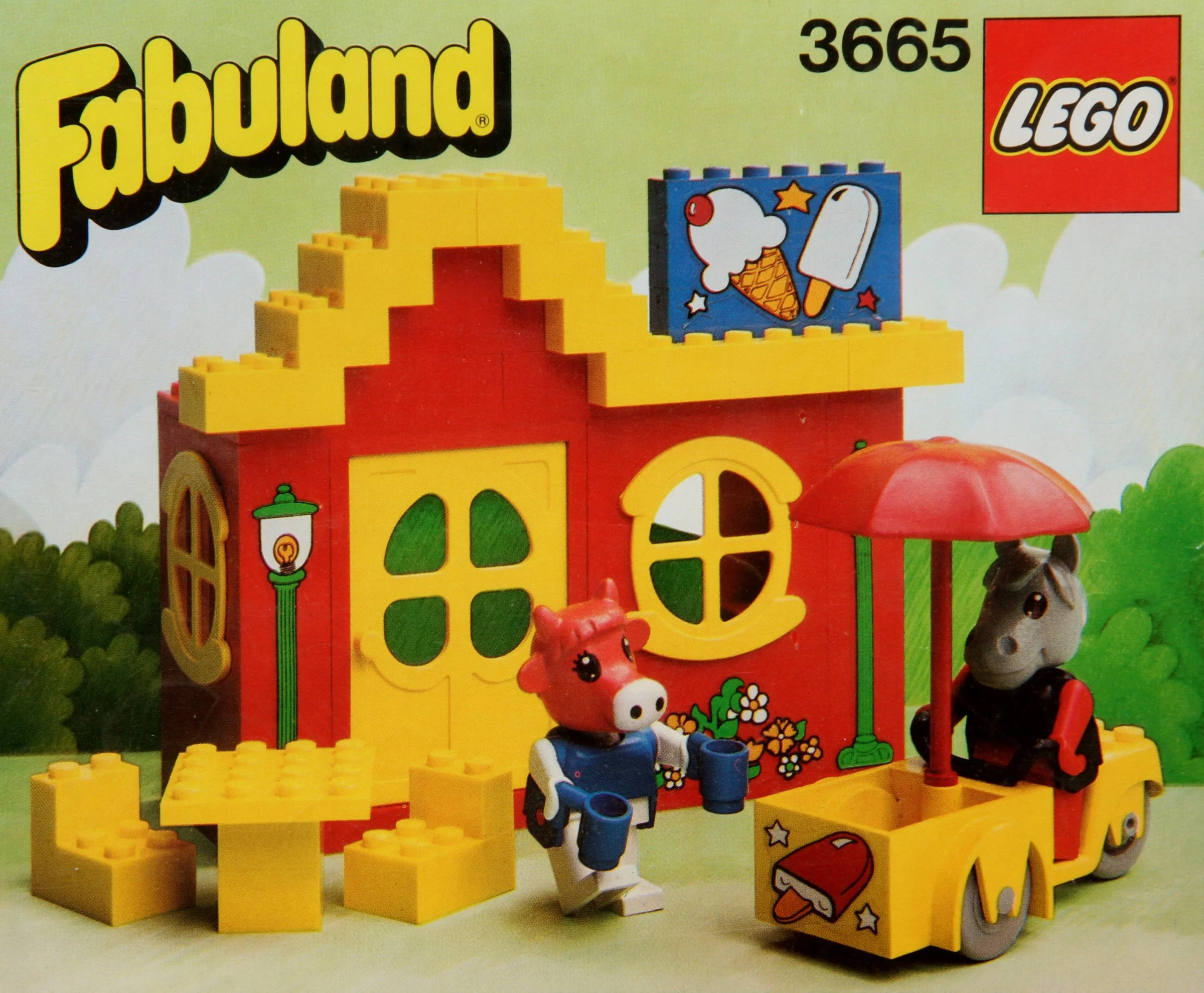 Malley and Cow Clara's ice cream shop 乐高 LEGO 3665 image 5