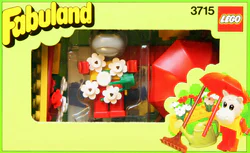 Helena's flower stand.