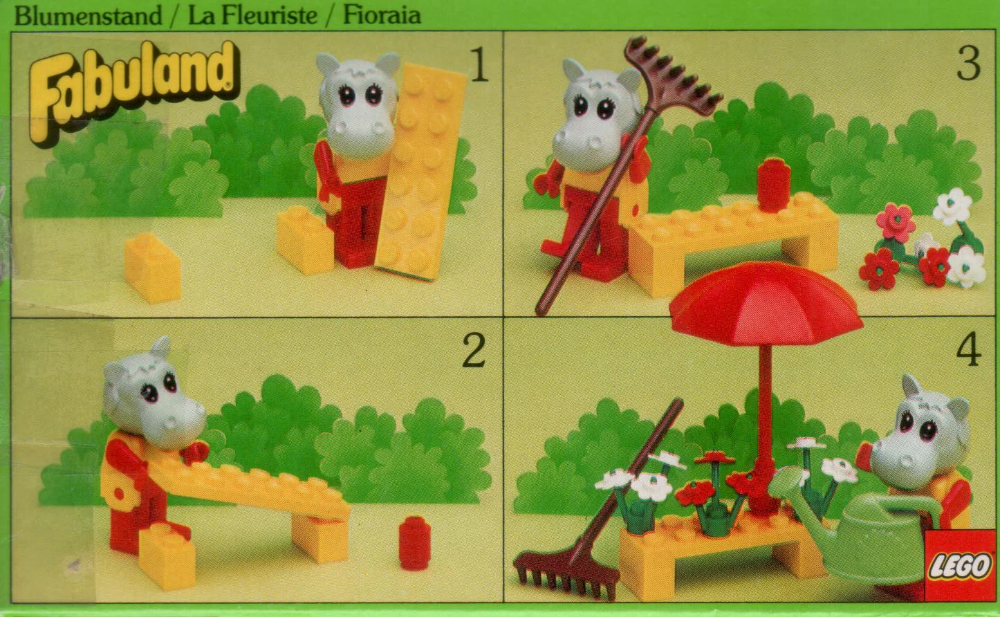 Helena's flower stand. 乐高 LEGO 3715 image 1