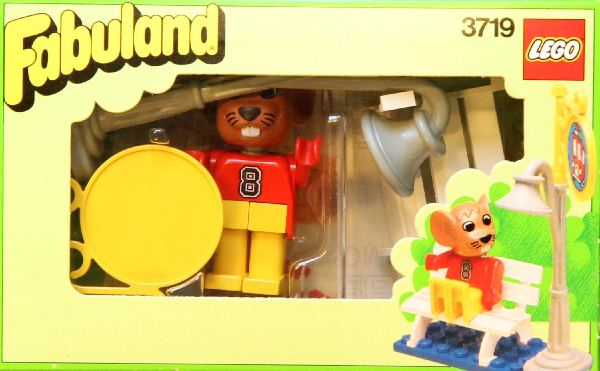The mouse Maximilian is at the bus stop 乐高 LEGO 3719 image 1