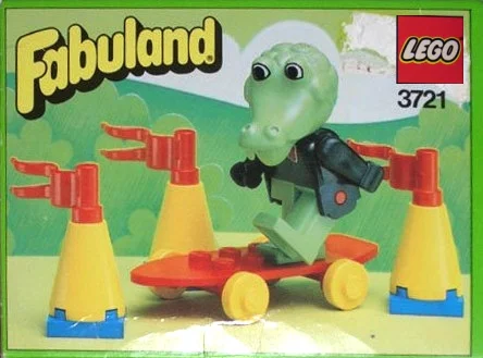 Crocodile Clive's skateboard 乐高 LEGO 3721 image 2