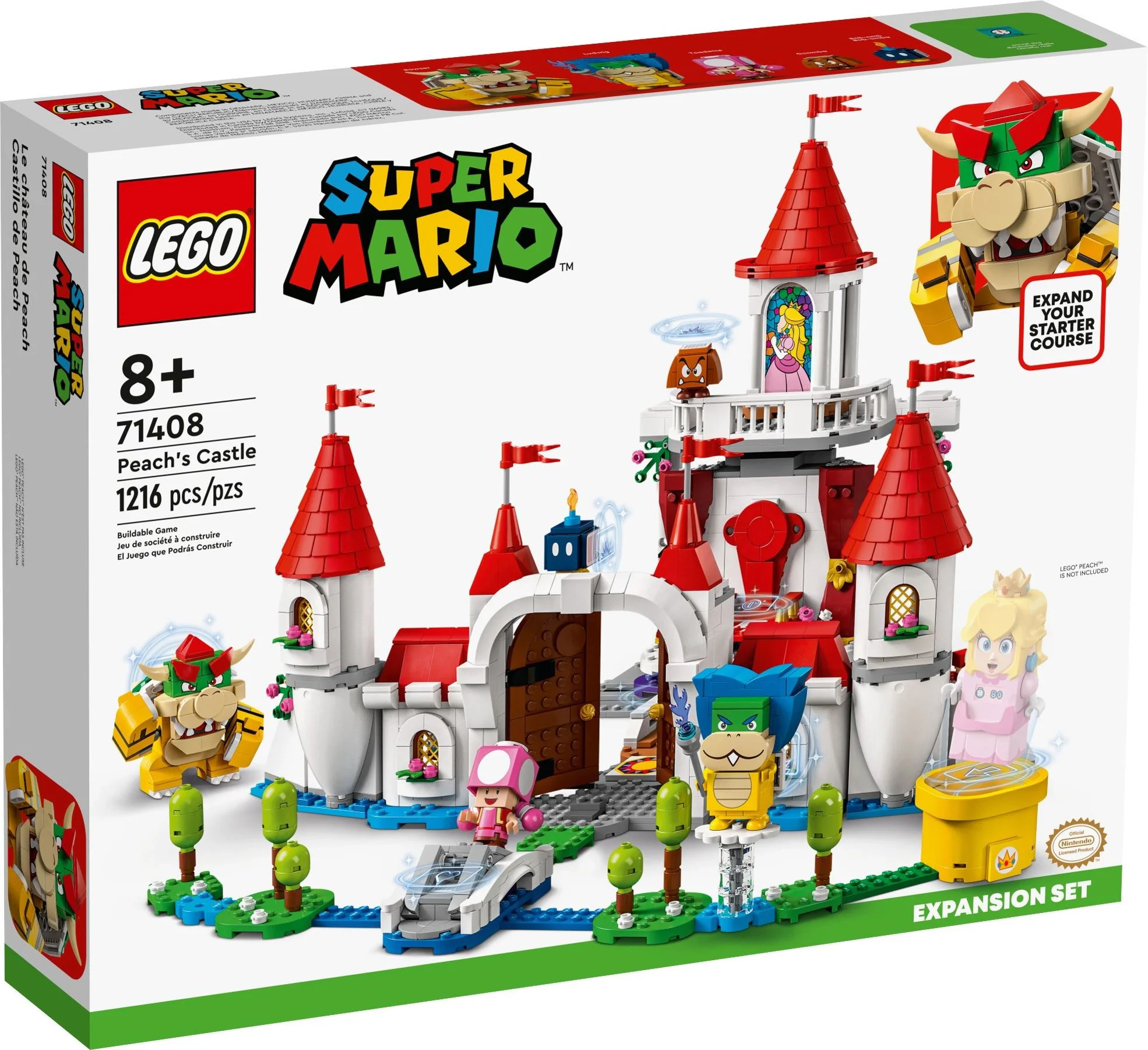 Princess Peachflower Castle extension 乐高 LEGO 71408 image 1