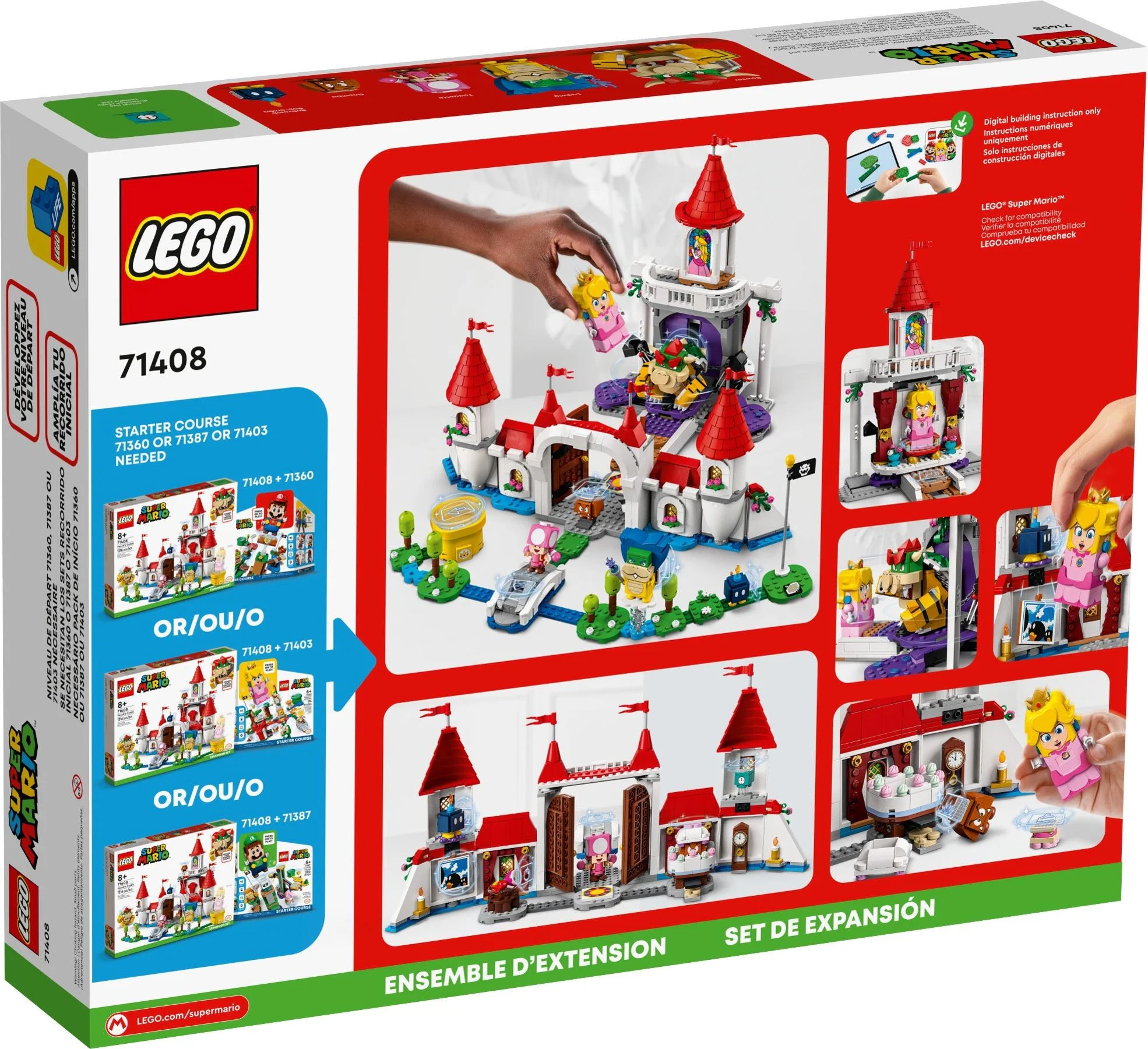 Princess Peachflower Castle extension 乐高 LEGO 71408 image 4