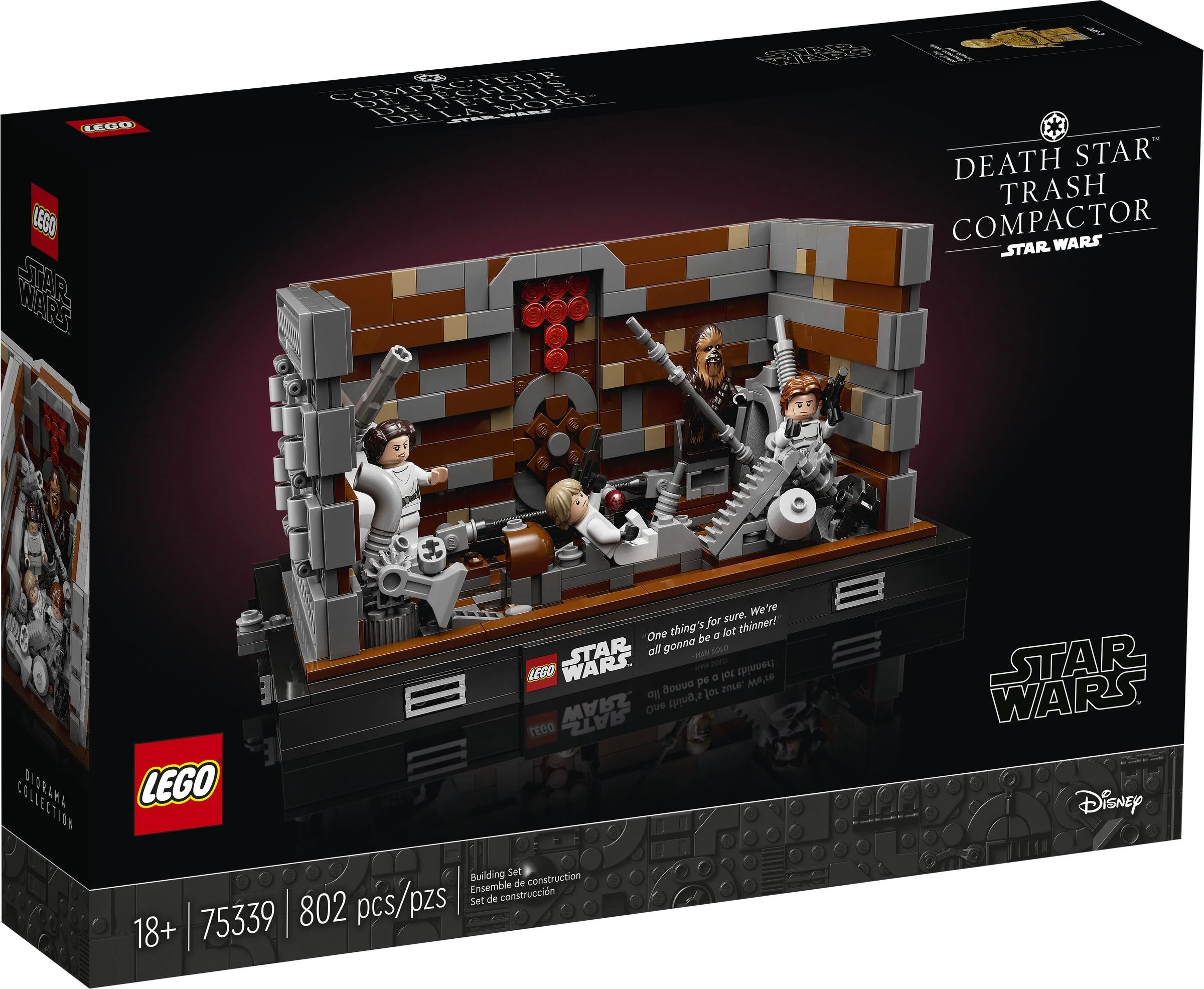 Death Star refuse compressor stereo model 乐高 LEGO 75339 image 2