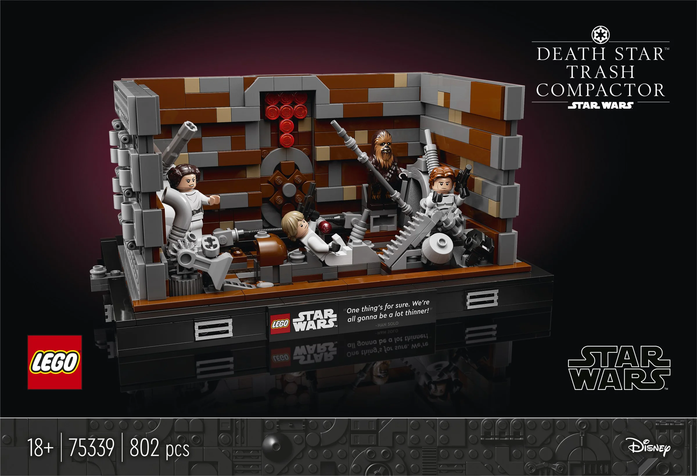 Death Star refuse compressor stereo model 乐高 LEGO 75339 image 10