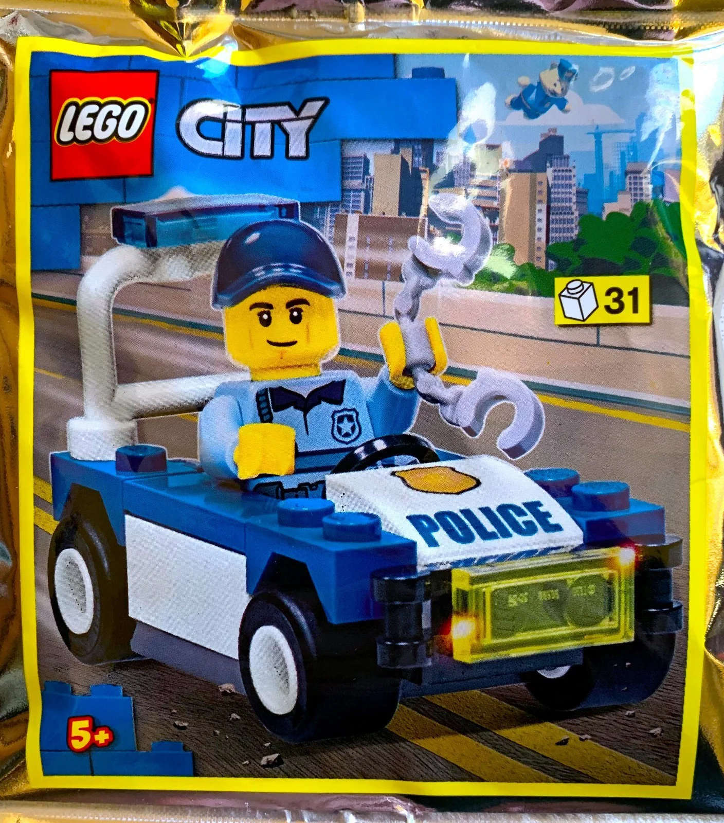 Police and police car. 乐高 LEGO 952201 image 1