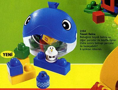 Whale cans 乐高 LEGO 2104 image 1