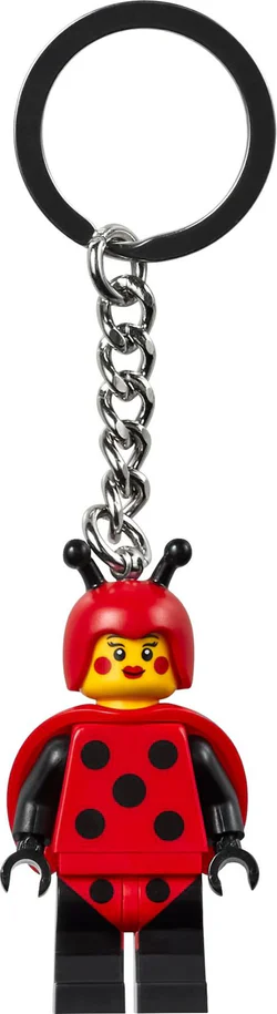 The ladybug girl key chain