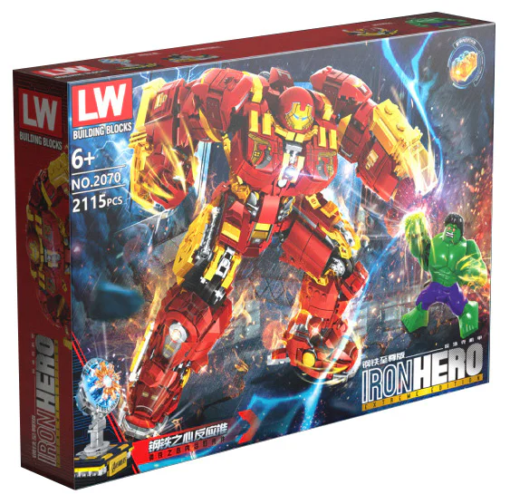 Iron-Ocean Anti-Hulk Armor 乐玩积木LW 2070 image 1