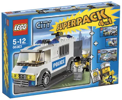 The city police are in a gift pack 乐高 LEGO 66363