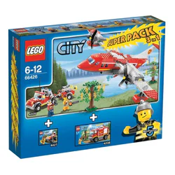 City Fire Department Three-in-One Super Valuable Gift Set