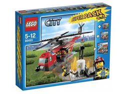 City fire, four and a gift package