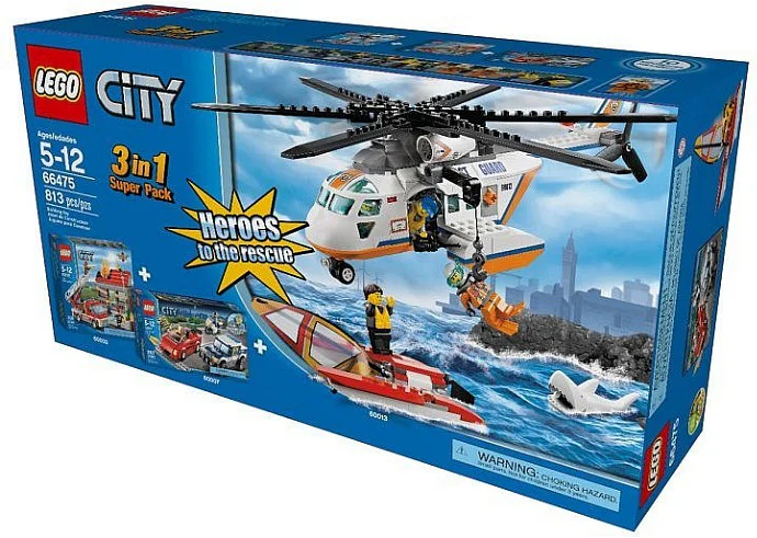 Urban Rescue Triple Combo Valuable Gift Set 乐高 LEGO 66475