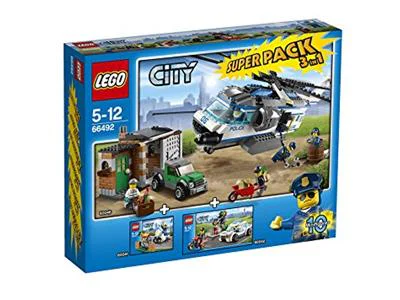 City police triple-value gift pack 乐高 LEGO 66492