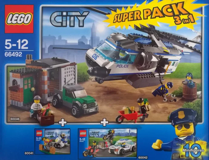 City police triple-value gift pack 乐高 LEGO 66492 image 1